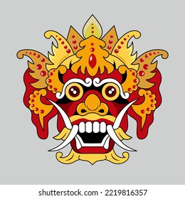 Barong art images look very unique, you can make a display collection or something else