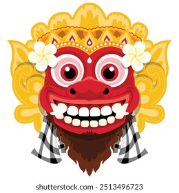 Barong is a mythical creature in Balinese Hindu mythology.