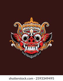 A Barong is a mythical creature from Balinese and Indonesian traditions, commonly portrayed in art, dance, and ceremonies. Symbolizing a guardian spirit, it is typically depicted as a lion-like figure