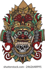 Barong es un personaje tradicional de la mitología y el folklore balineses, que encarna el espíritu del bien y protege contra el mal. A menudo representado como una criatura parecida a un león con una melena larga y fluida, feroz