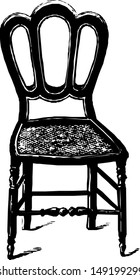 baroque antique chair