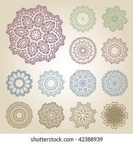 Baroque arabic set