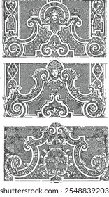 Barock Architektur klassische Illustration Objekt