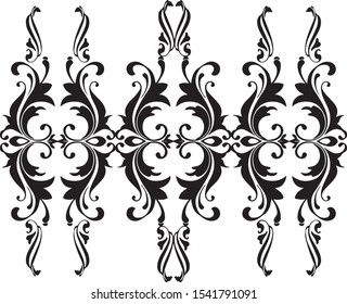 baroque background scarf, shawl, bandana, duvet cover, fabric seamless print pattern