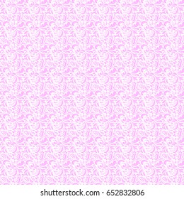 Baroque damask vintage neutral vector seamless pattern background. Wallpaper with antique doodle medieval baroque abstract ornament. Damask pattern in baroque style.