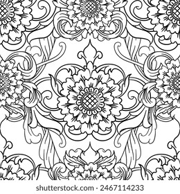 Baroque decorative design elements are characterized by their lavish and intricate detailing, exuberant ornamentation, and dramatic flair.