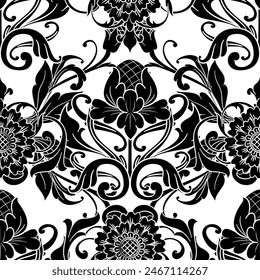 Baroque decorative design elements are characterized by their lavish and intricate detailing, exuberant ornamentation, and dramatic flair.