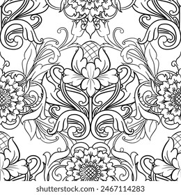 Baroque decorative design elements are characterized by their lavish and intricate detailing, exuberant ornamentation, and dramatic flair.