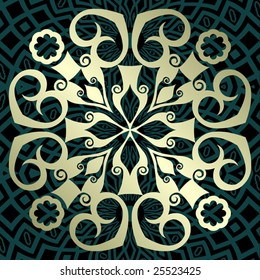 baroque decorative ornament