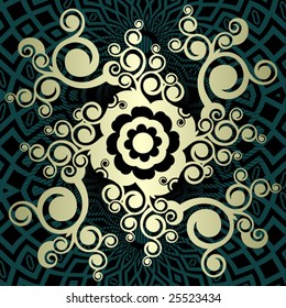 baroque decorative ornament