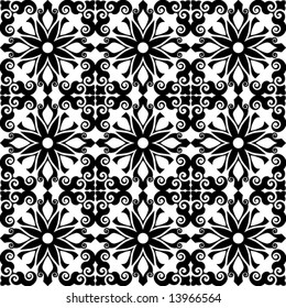 baroque decorative pattern