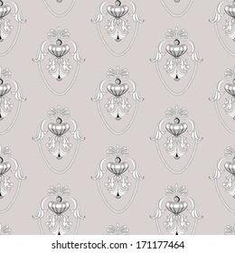 Baroque decorative pattern