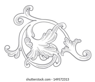 baroque element Illustration