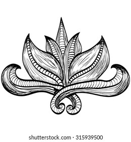 baroque element Illustration