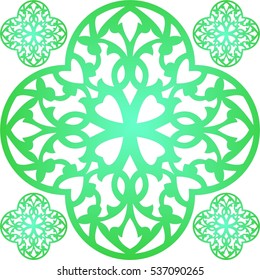 Baroque Engraving Seamless Pattern Retro Style