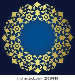 baroque floral decoration