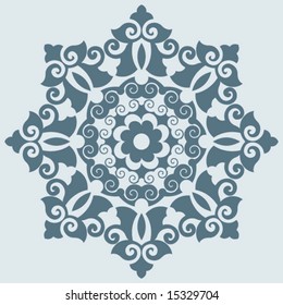 baroque floral ornament