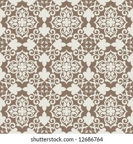 baroque floral pattern