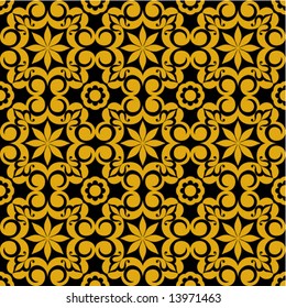 baroque floral pattern