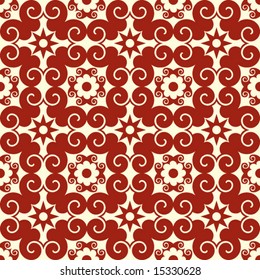 baroque floral pattern