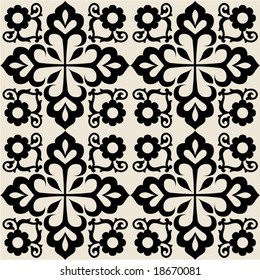 baroque floral pattern