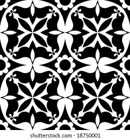 baroque floral pattern