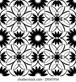 baroque floral pattern