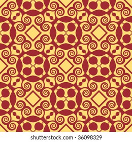 baroque floral pattern