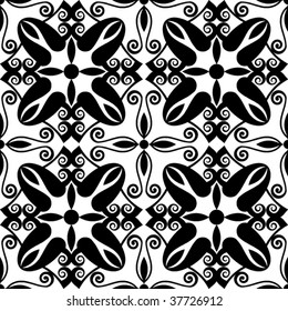 baroque floral pattern