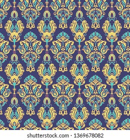 Baroque floral pattern. classic floral ornament