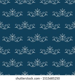 Baroque flourish vintage pattern for wedding and greeting cars design.