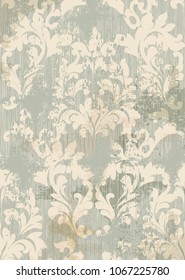 Baroque intricate pattern design. Luxury classic ornament background Vector decor