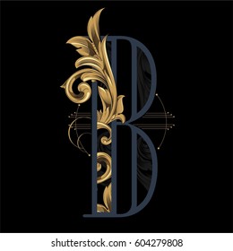 Baroque Letter B