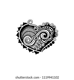 baroque love ornament