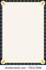Baroque metallic texture decoration ruling, frame, frame of picture, frame of illustration, vector data