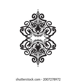 grabado barroco de adornos. diseño retro estilo anticuado de forro giratorio decorativo. caligrafía de filigree del elemento de diseño.