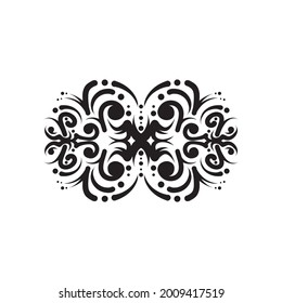 baroque ornament engraving. retro pattern antique style lining swirl decorative. design element filigree calligraphy.