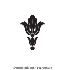 Baroque ornament with filigree in vector format for design frame, pattern. Vintage victorian or damask floral element.