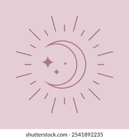 The Baroque pattern: Moon icon