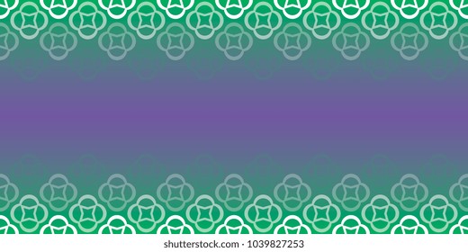 baroque pattern on a gradient