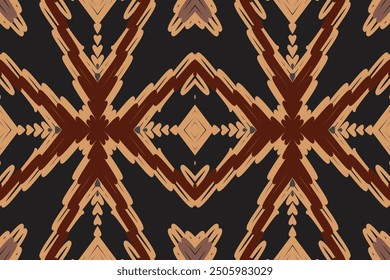 Patrón barroco Patrón aborigen australiano inconsútil Bordado del motivo, diseño del Vector del bordado de Ikat para el lazo de impresión que tiñe la funda de almohada sambal puri kurti mughal architecture