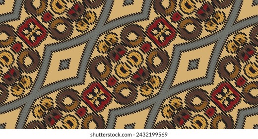 Baroque pattern Seamless Bandana print silk Motif embroidery, Ikat embroidery vector Design for Print 60s paisley tie dye damascus ornament rugs hipster kurta pajama