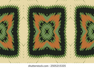 Patrón barroco Seamless Bandana impresión de seda Motivo bordado, Ikat bordado Diseño de Vector para Imprimir patrón de cortina australiana modelo de almohada geométrica kurti mughal flowers