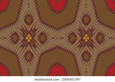 Patrón barroco Arquitectura mogol sin fisuras Motivo bordado, Ikat bordado Diseño de Vector para imprimir patrón egipcio mandala tibetano bandanna