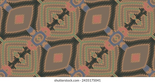 Baroque pattern Seamless Native American, Motif embroidery, Ikat embroidery vector Design for Print tie dyeing pillowcase sambal puri kurti mughal architecture