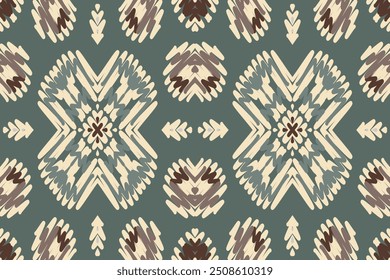 Patrón barroco Patrón escandinavo sin fisuras Bordado de motivos, diseño de Vector de bordado Ikat para bordado de borde de impresión Egipto antiguo