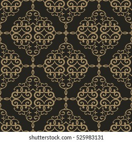 Baroque seamless pattern. Luxury elegant texture. You can use seamless patterns as background, fabric print, surface texture, wrapping paper, web page backdrop, wallpaper and more