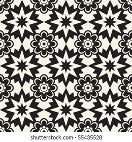 padrão barroco sem emenda, fundo vetorial