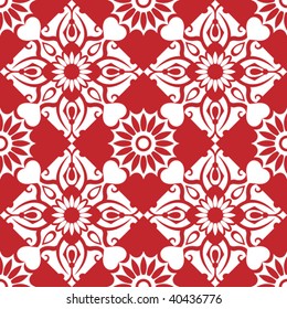 baroque seamless pattern, vector image