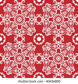 baroque seamless pattern, vector image